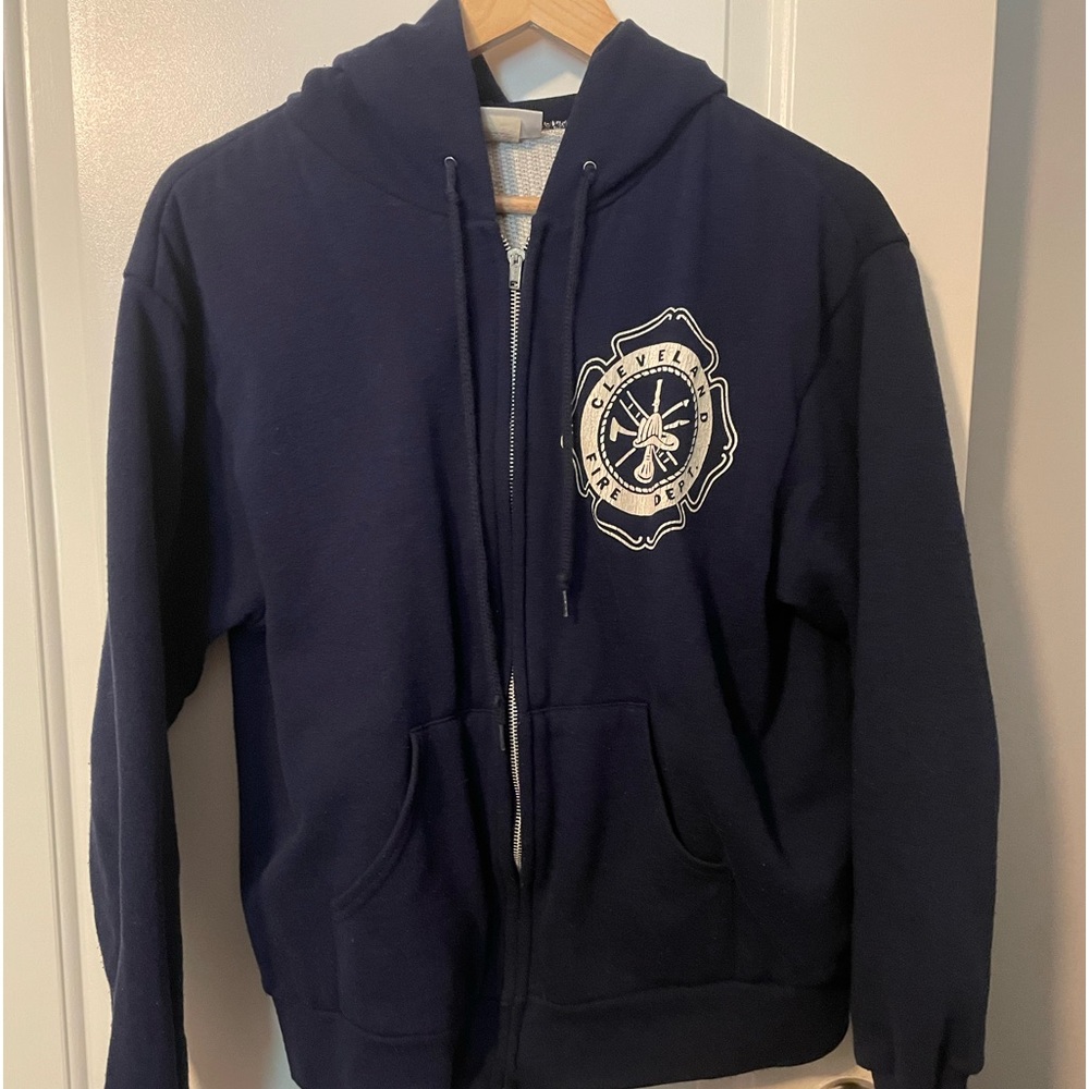 VINTAGE!! 80s thermal lined zip up jacket